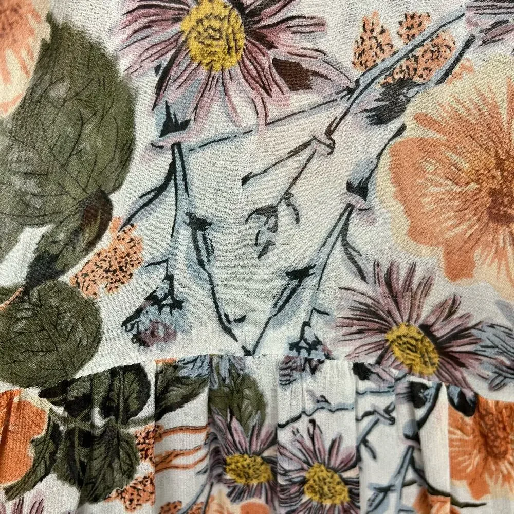 Anthropologie Floral Midi Dress - Multicolor - Picture 13 of 15